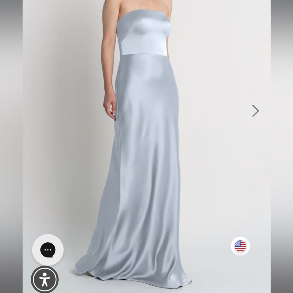 Jenny Yoo Melody dress in whisper blue